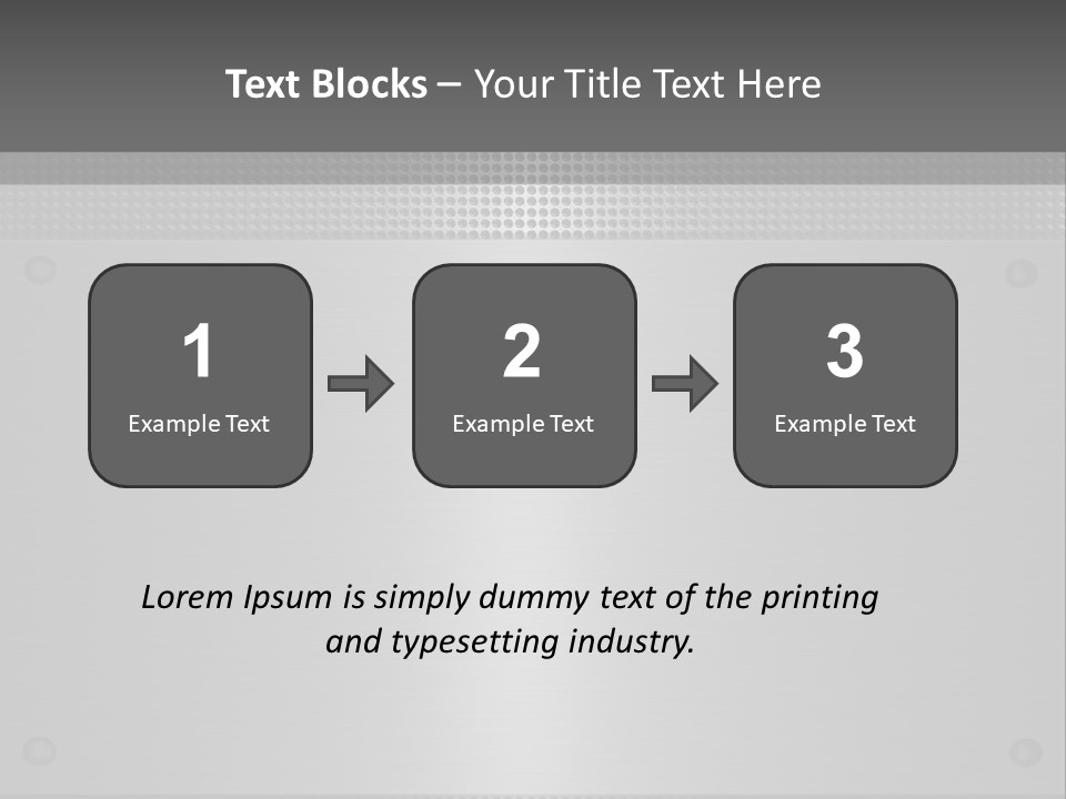 Metall Kulissen Signs PowerPoint Template