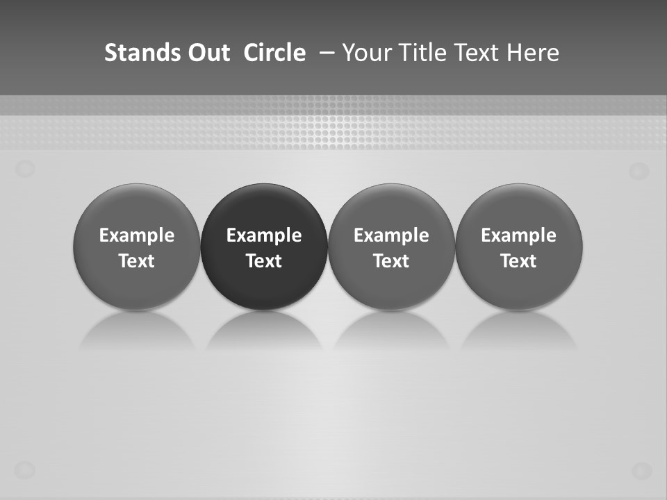 Metall Kulissen Signs PowerPoint Template