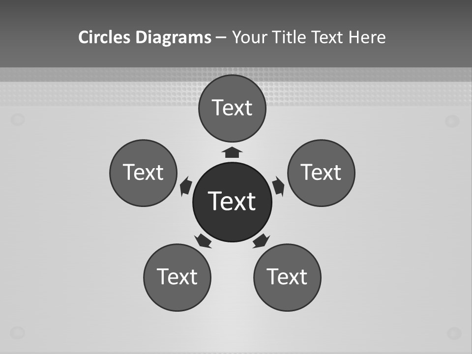 Metall Kulissen Signs PowerPoint Template