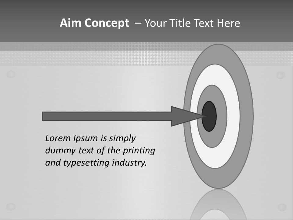 Metall Kulissen Signs PowerPoint Template