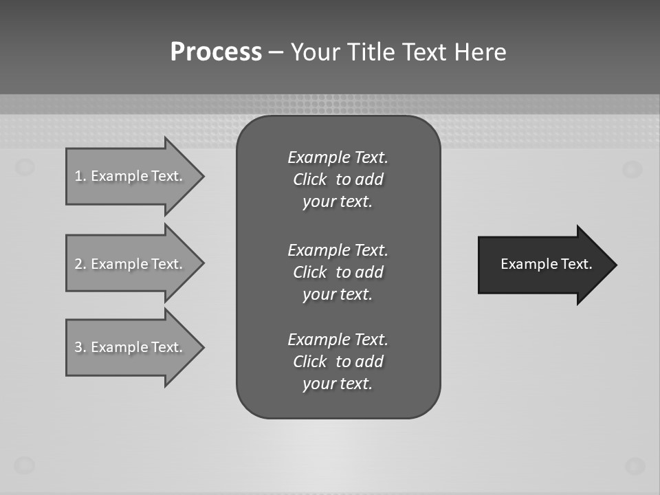 Metall Kulissen Signs PowerPoint Template