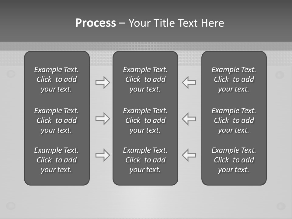 Metall Kulissen Signs PowerPoint Template