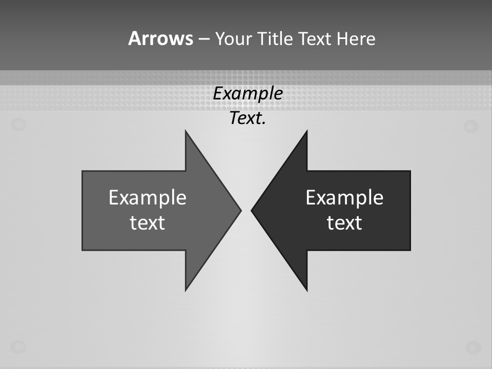 Metall Kulissen Signs PowerPoint Template
