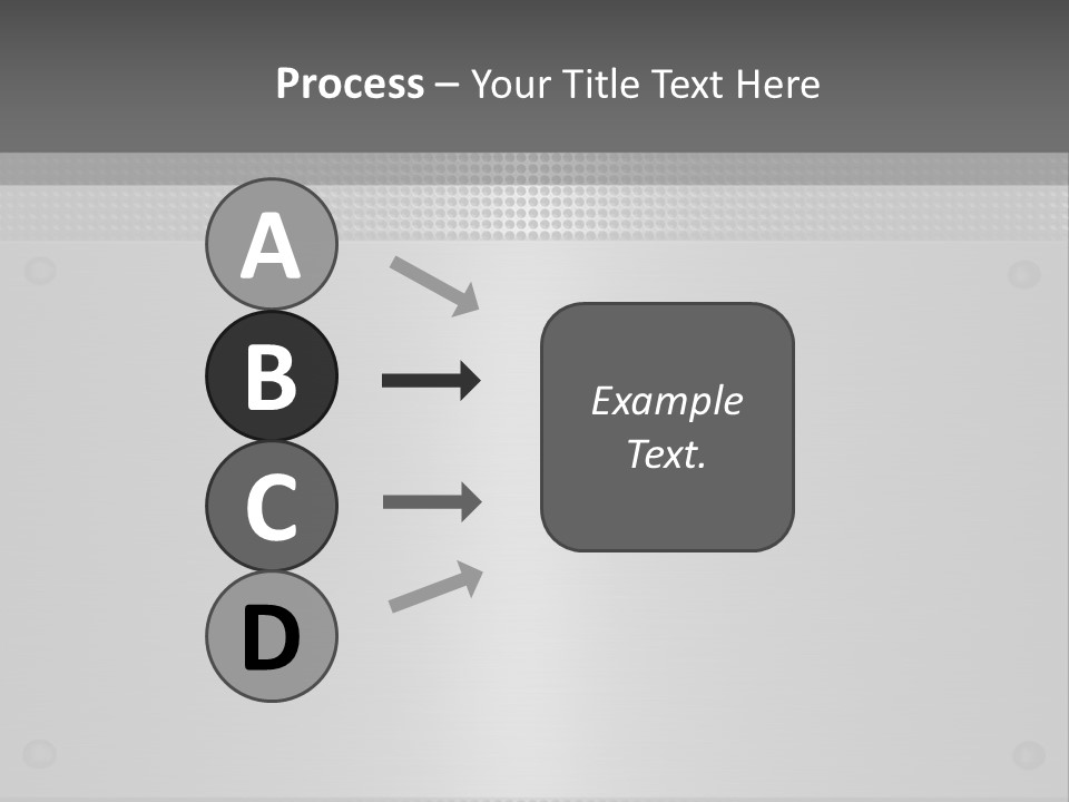 Metall Kulissen Signs PowerPoint Template