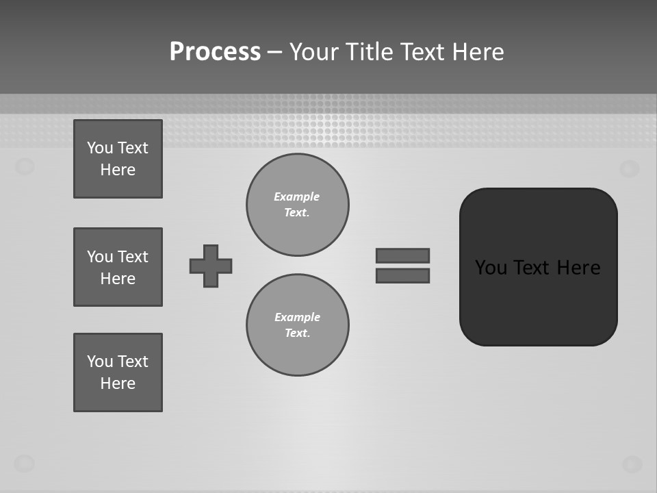 Metall Kulissen Signs PowerPoint Template