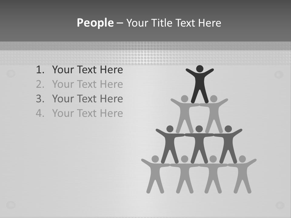 Metall Kulissen Signs PowerPoint Template