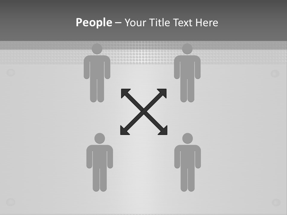 Metall Kulissen Signs PowerPoint Template