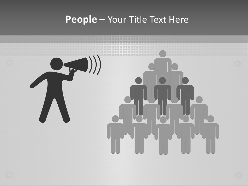 Metall Kulissen Signs PowerPoint Template