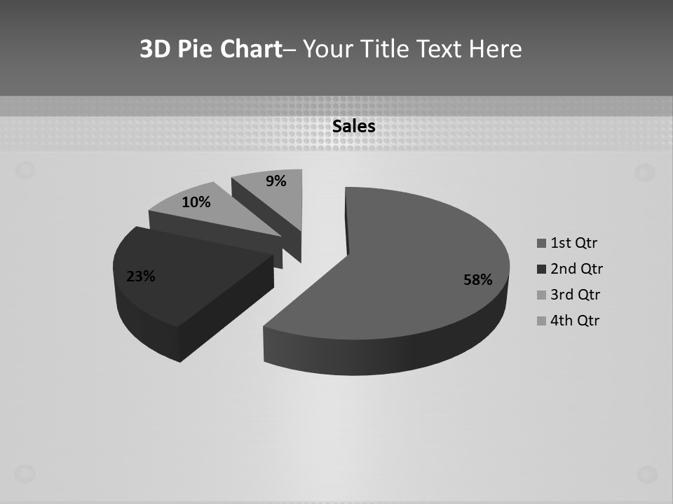 Metall Kulissen Signs PowerPoint Template