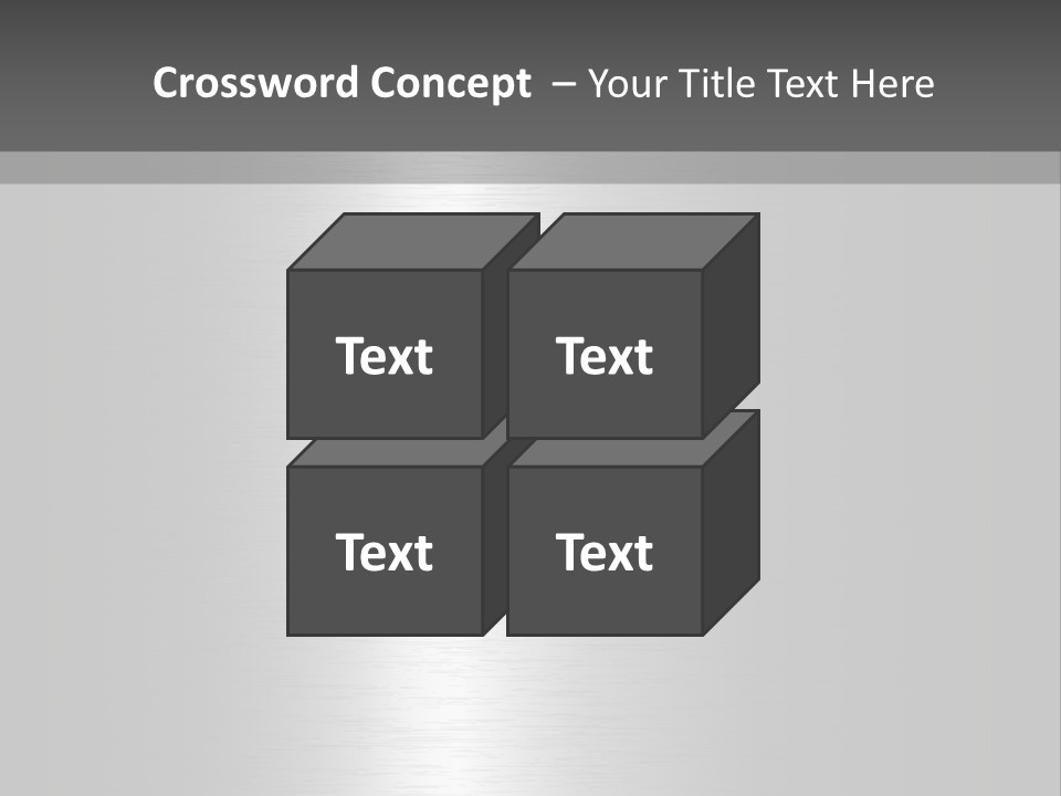 Texture Abstract Metallic PowerPoint Template