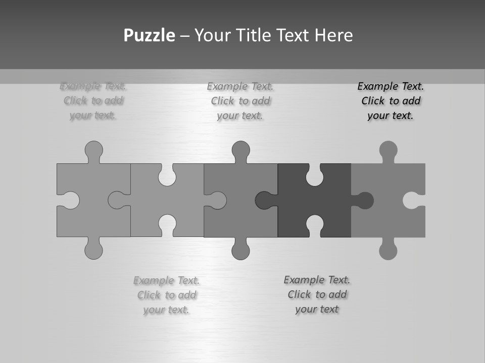 Texture Abstract Metallic PowerPoint Template