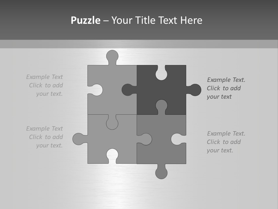 Texture Abstract Metallic PowerPoint Template