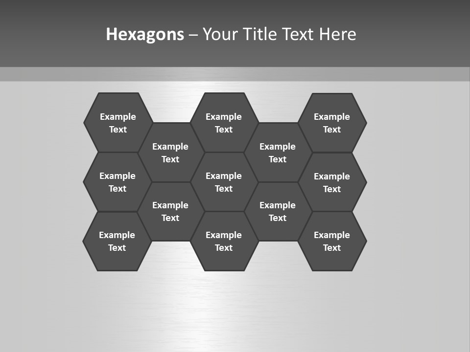 Texture Abstract Metallic PowerPoint Template