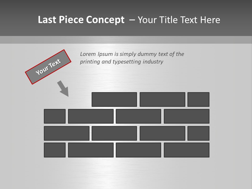 Texture Abstract Metallic PowerPoint Template