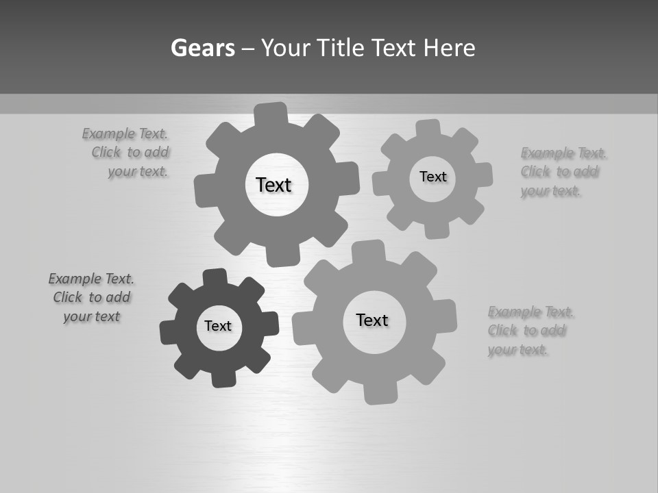 Texture Abstract Metallic PowerPoint Template