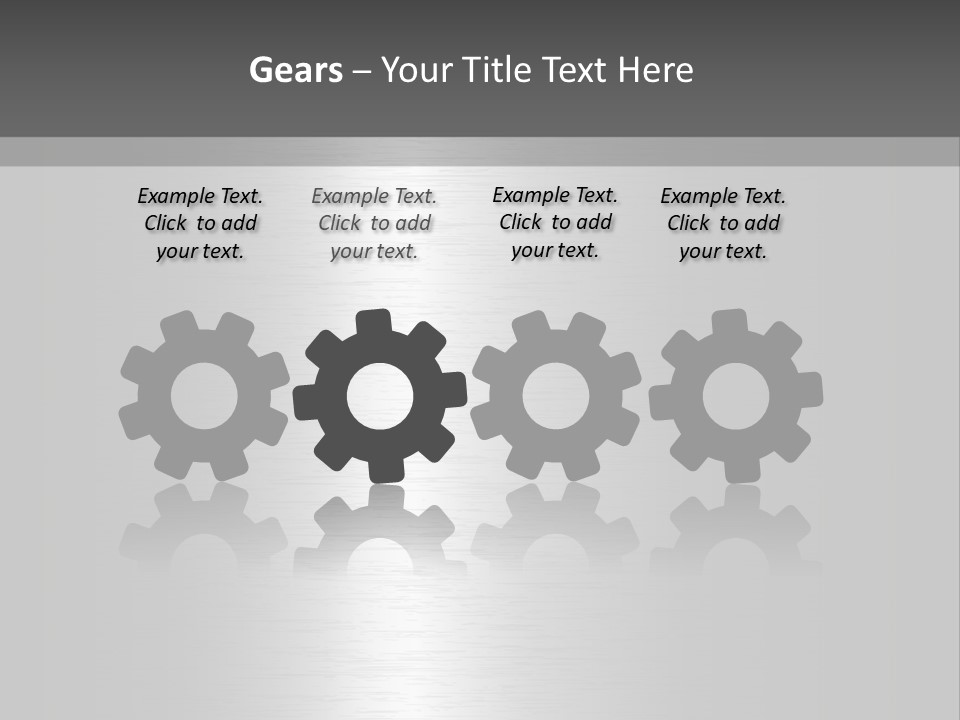 Texture Abstract Metallic PowerPoint Template