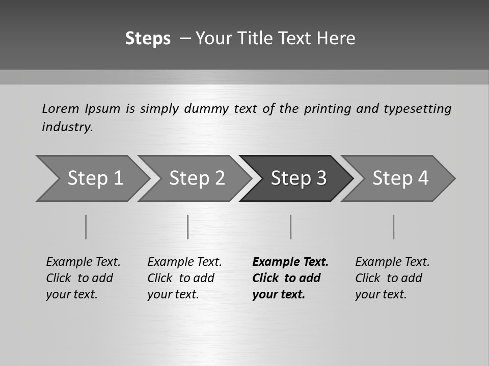 Texture Abstract Metallic PowerPoint Template