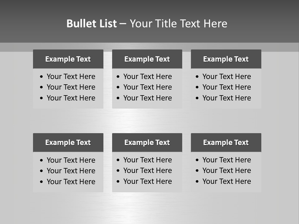 Texture Abstract Metallic PowerPoint Template