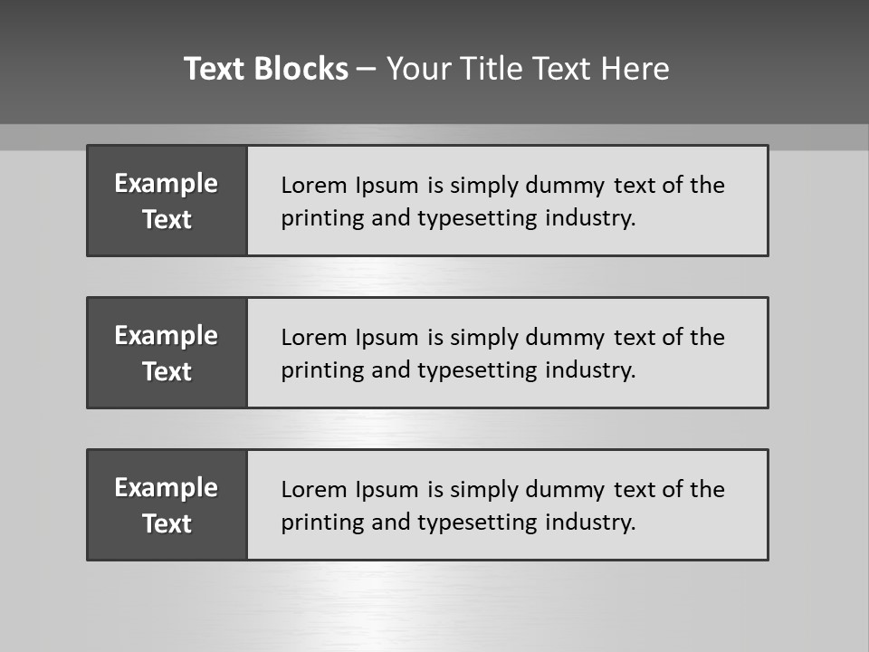 Texture Abstract Metallic PowerPoint Template
