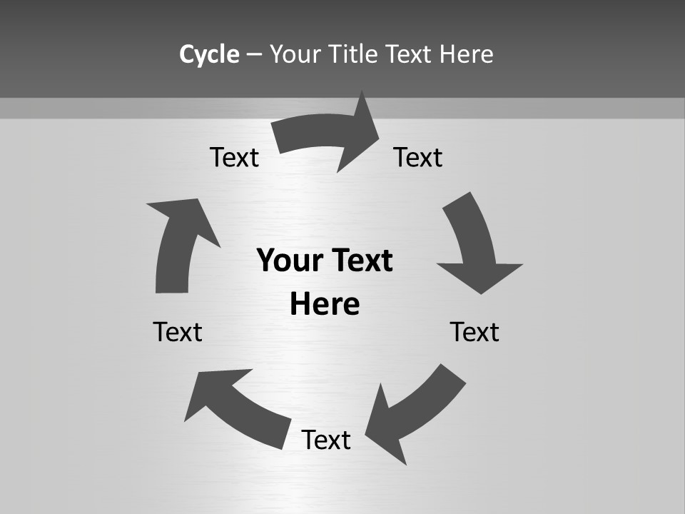 Texture Abstract Metallic PowerPoint Template