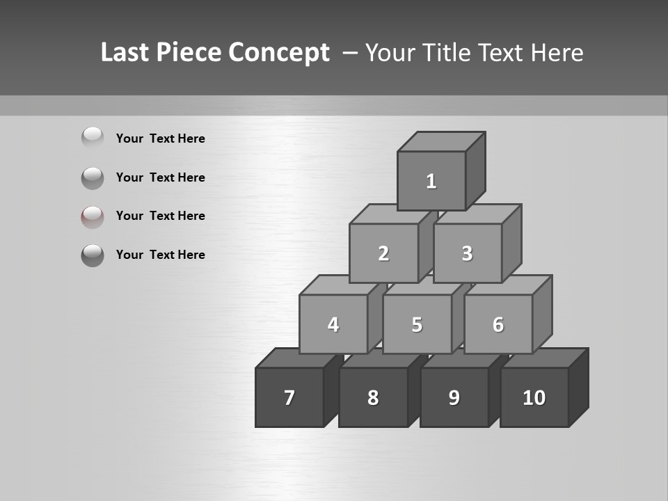 Texture Abstract Metallic PowerPoint Template