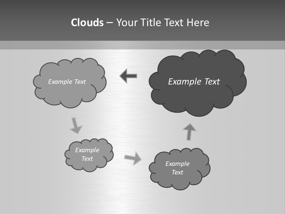 Texture Abstract Metallic PowerPoint Template