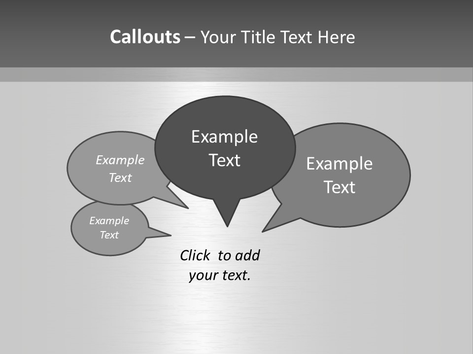 Texture Abstract Metallic PowerPoint Template