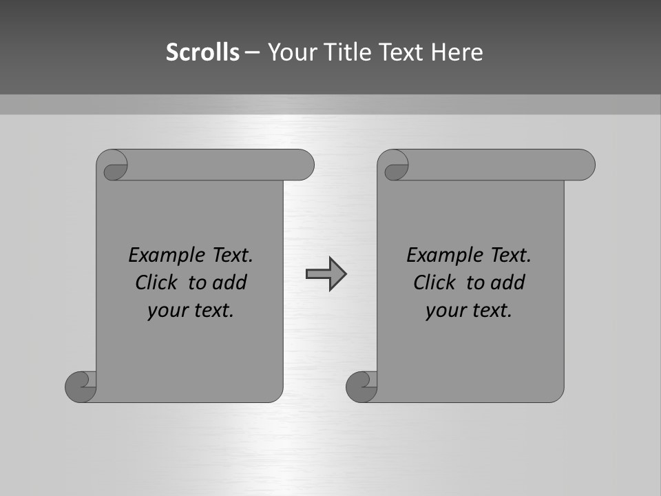 Texture Abstract Metallic PowerPoint Template