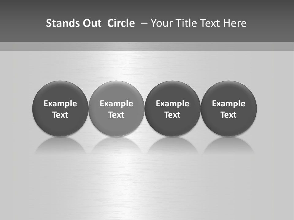 Texture Abstract Metallic PowerPoint Template