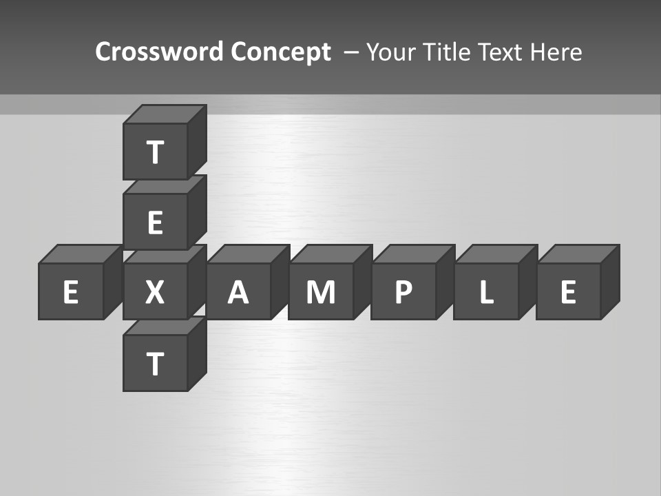 Texture Abstract Metallic PowerPoint Template