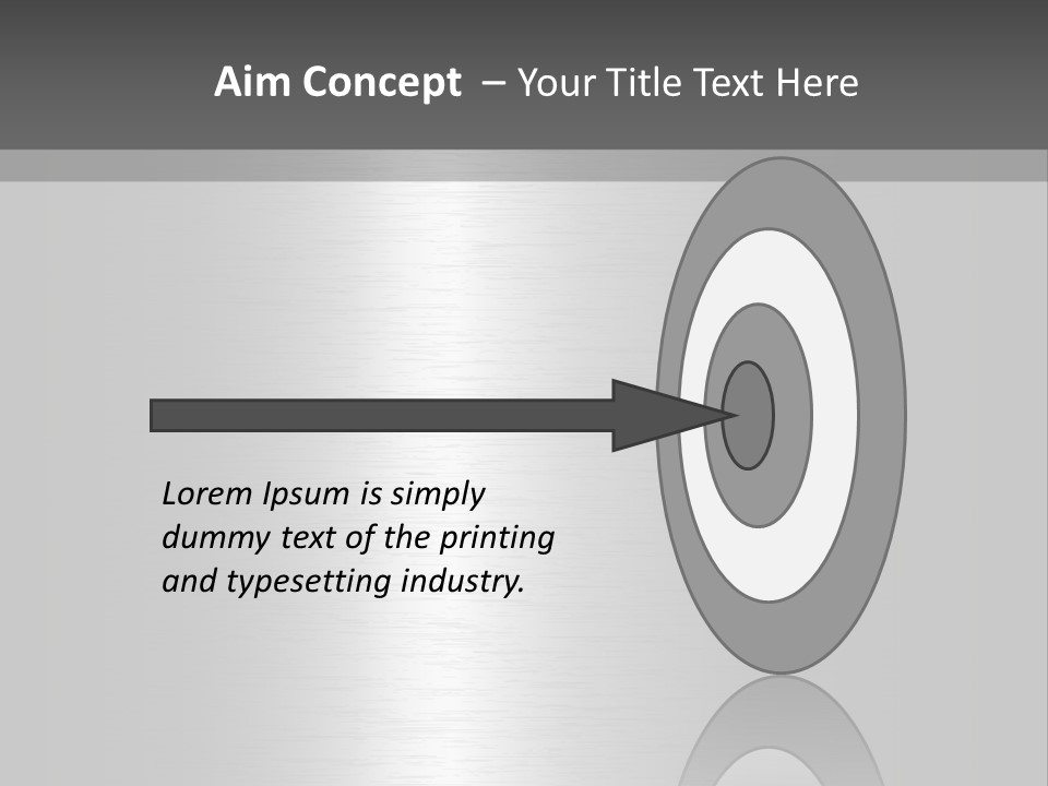 Texture Abstract Metallic PowerPoint Template