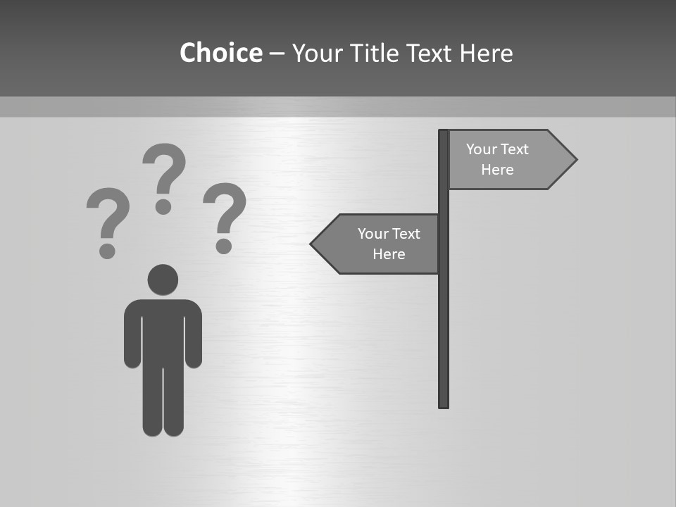 Texture Abstract Metallic PowerPoint Template