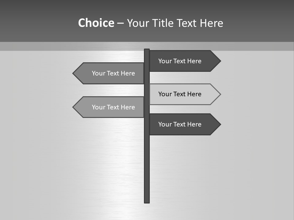 Texture Abstract Metallic PowerPoint Template