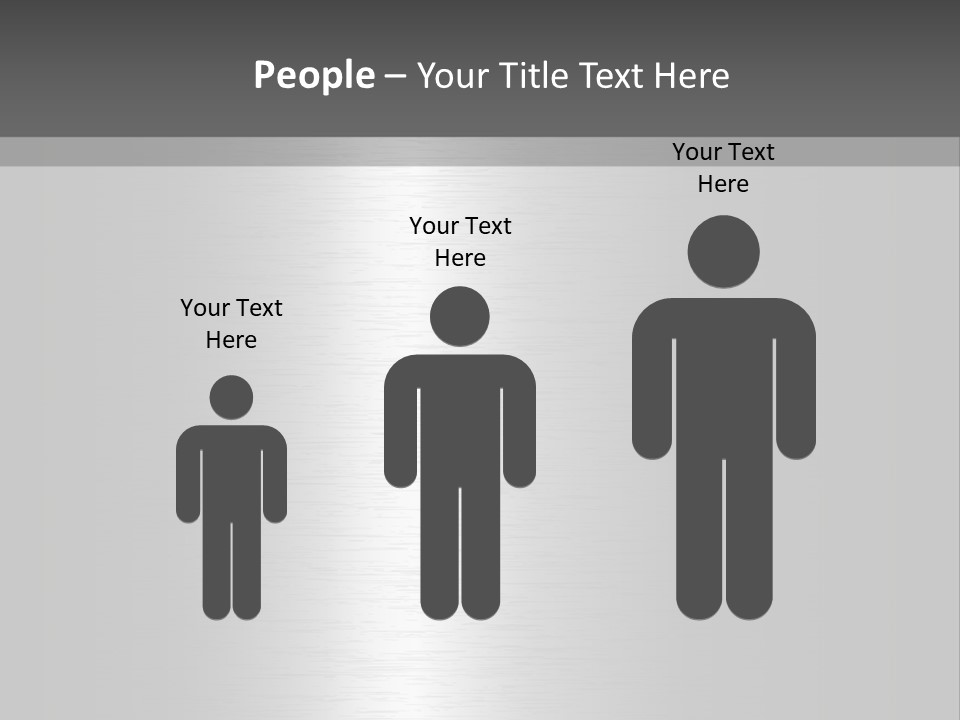 Texture Abstract Metallic PowerPoint Template