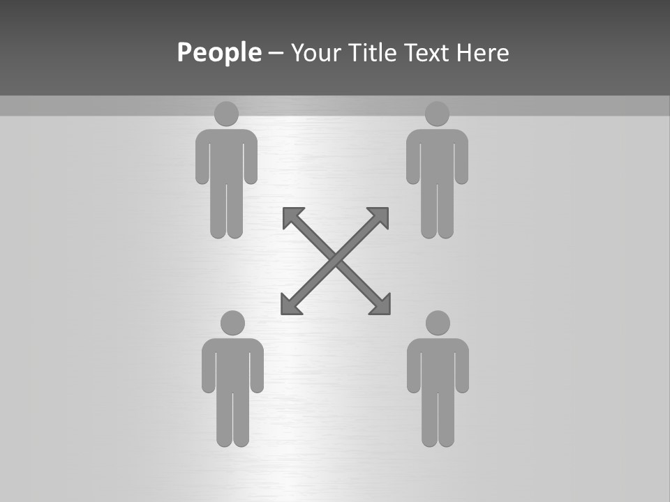 Texture Abstract Metallic PowerPoint Template