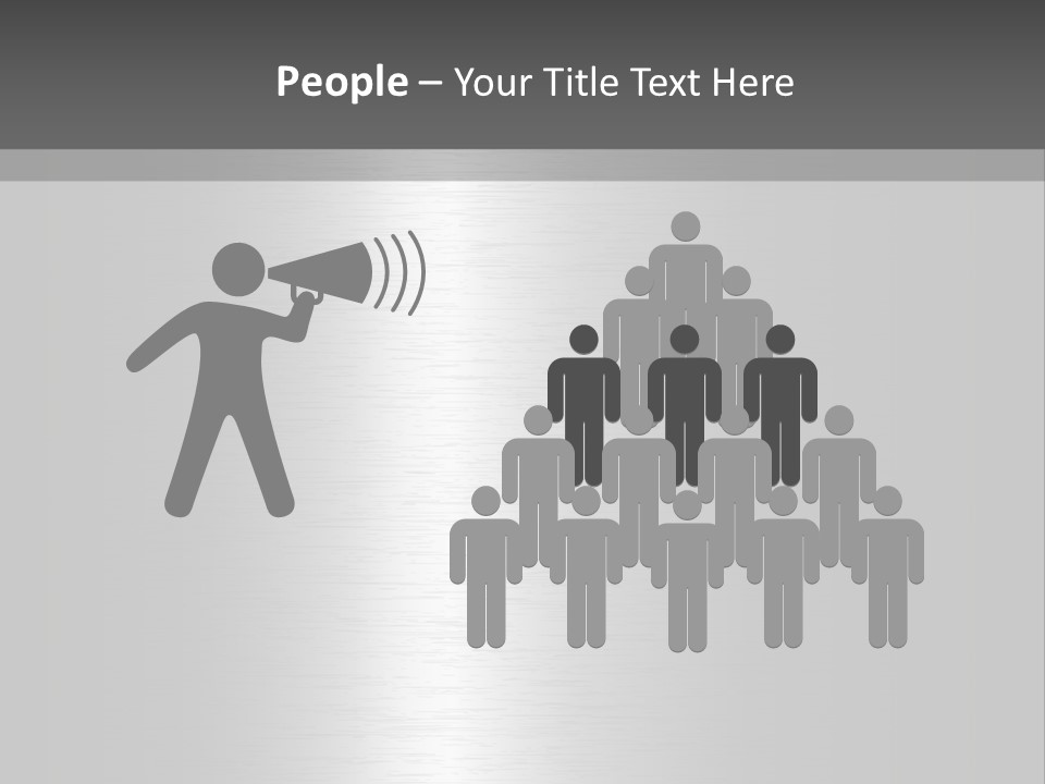 Texture Abstract Metallic PowerPoint Template