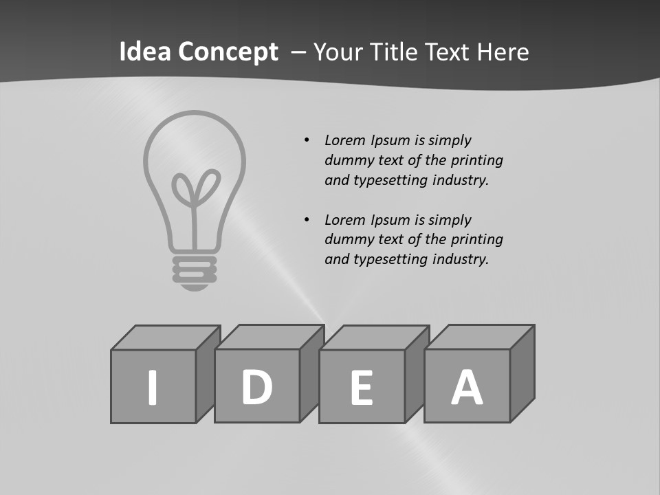 Abgeschliffen Abstrakt Hintergrund PowerPoint Template