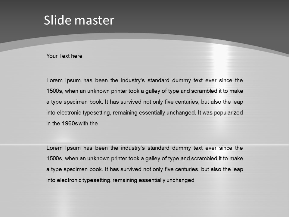 Legierung Verlauf Entwerfen PowerPoint Template