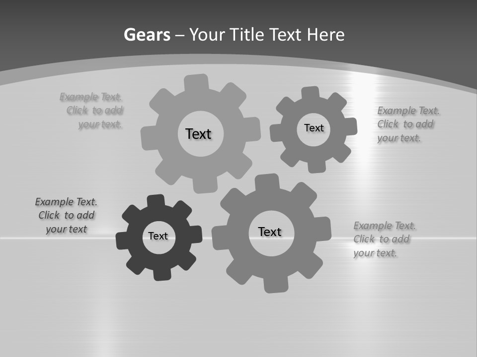 Legierung Verlauf Entwerfen PowerPoint Template