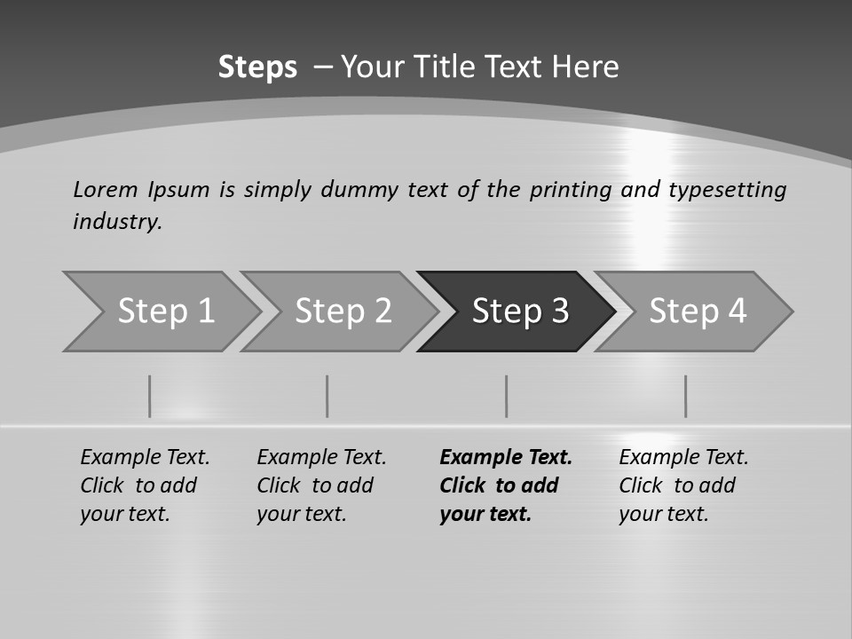 Legierung Verlauf Entwerfen PowerPoint Template