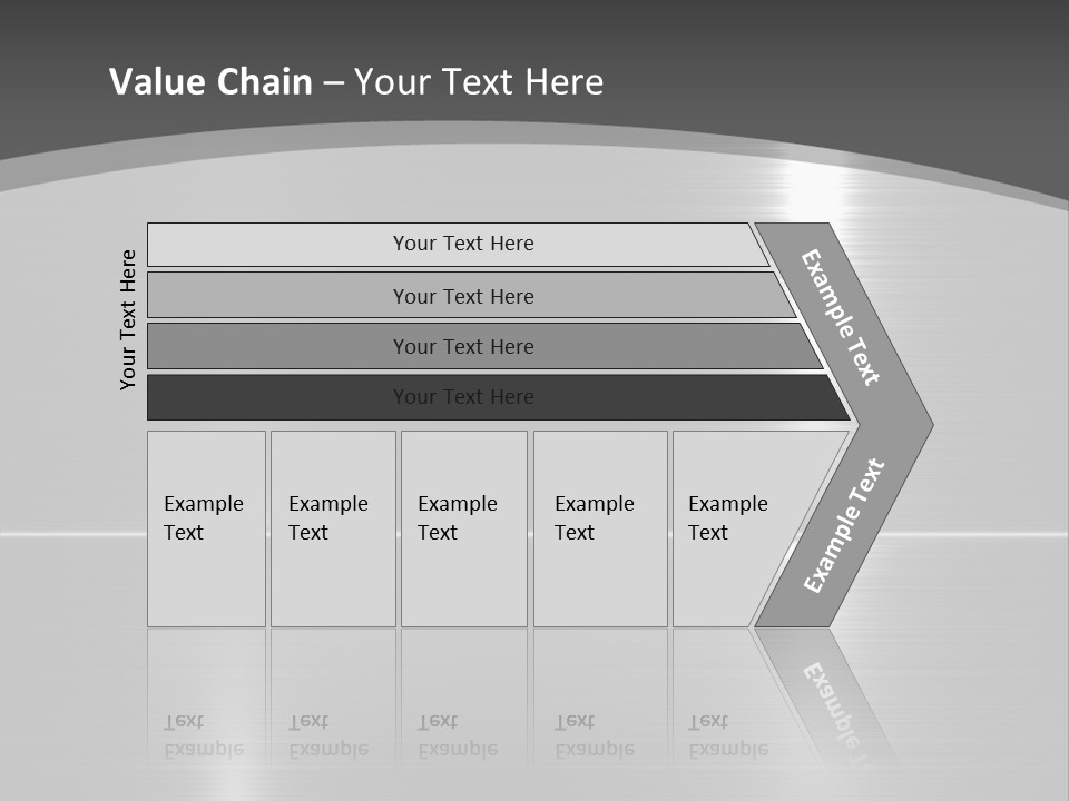Legierung Verlauf Entwerfen PowerPoint Template