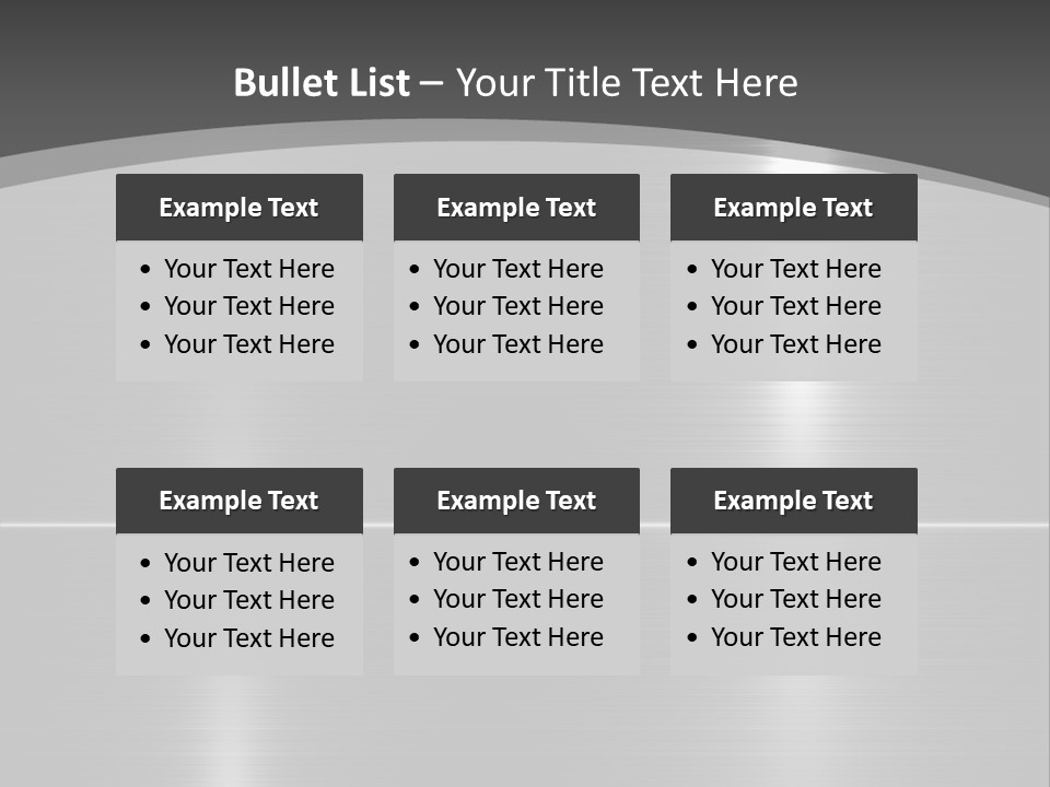 Legierung Verlauf Entwerfen PowerPoint Template