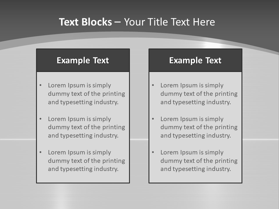 Legierung Verlauf Entwerfen PowerPoint Template