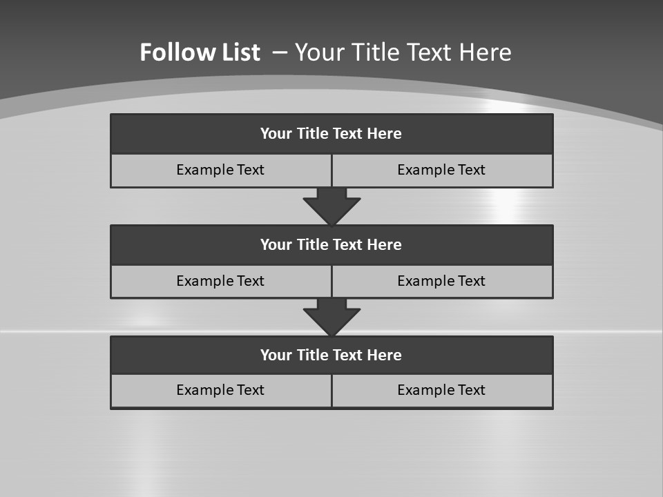 Legierung Verlauf Entwerfen PowerPoint Template