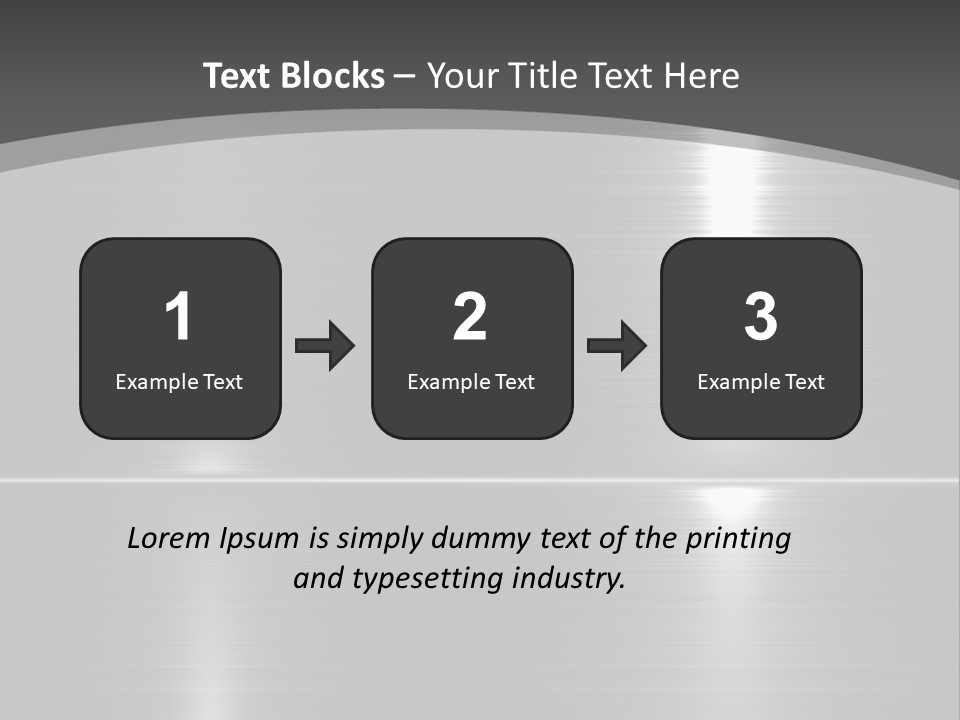 Legierung Verlauf Entwerfen PowerPoint Template