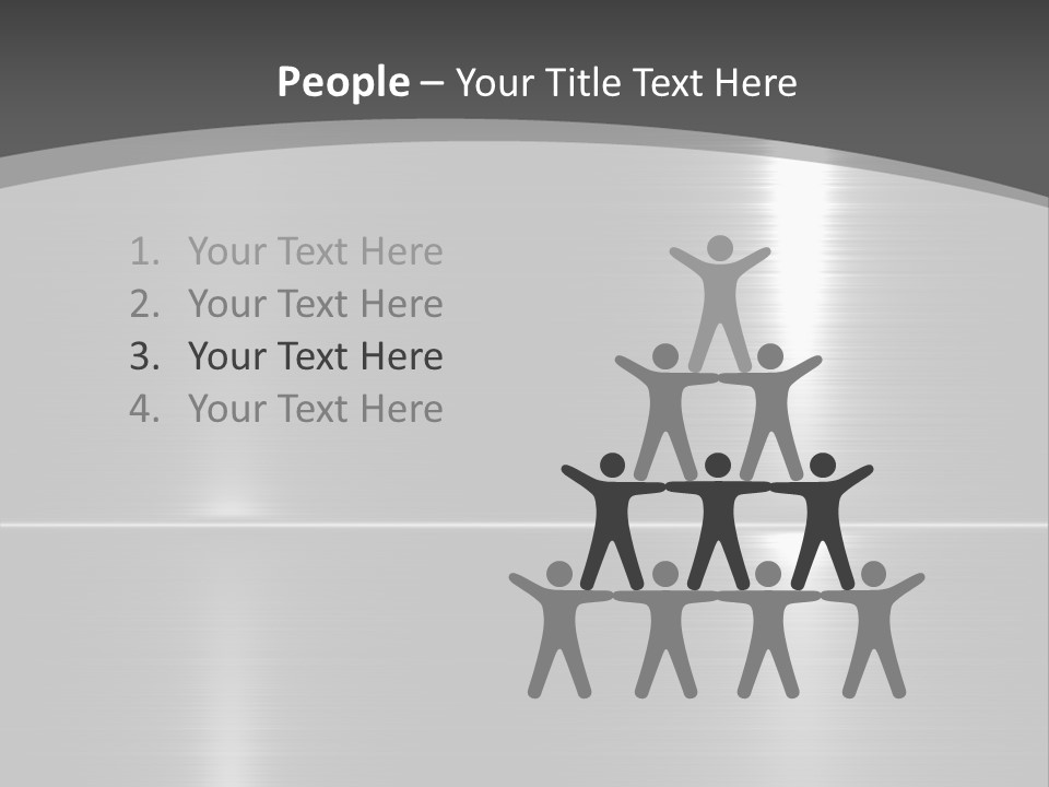 Legierung Verlauf Entwerfen PowerPoint Template