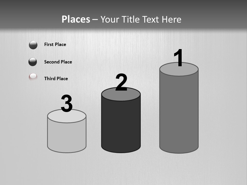 Aluminium Horizontal Threedimensional PowerPoint Template