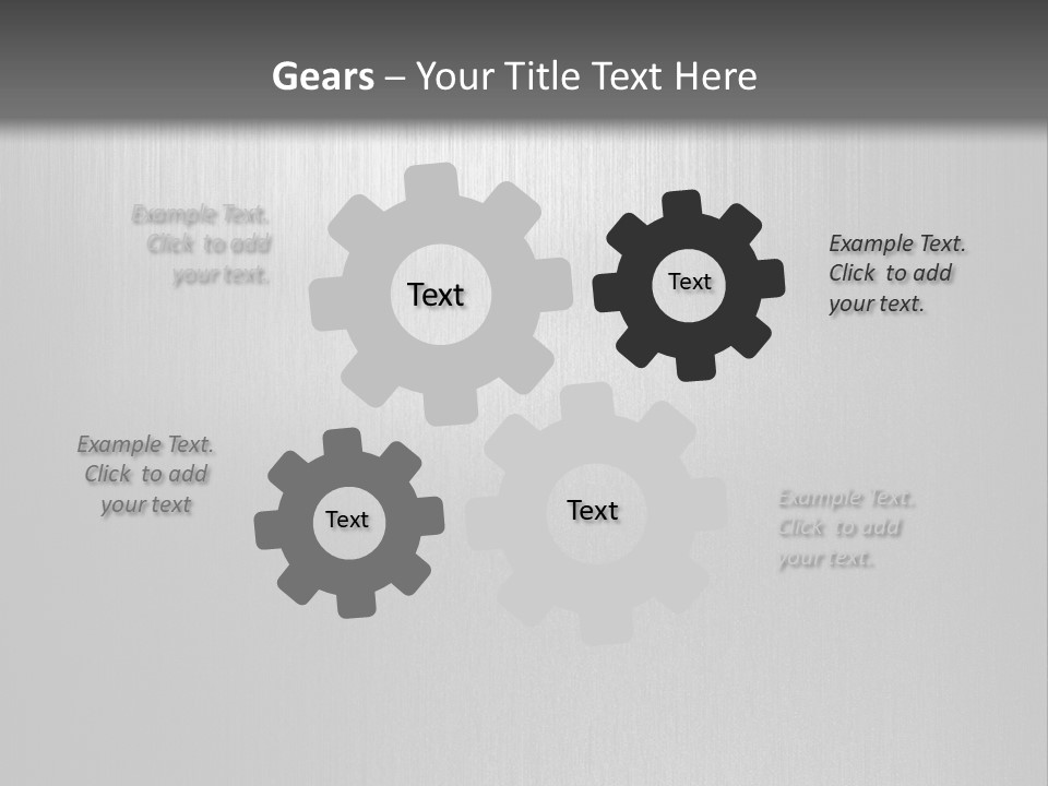 Aluminium Horizontal Threedimensional PowerPoint Template