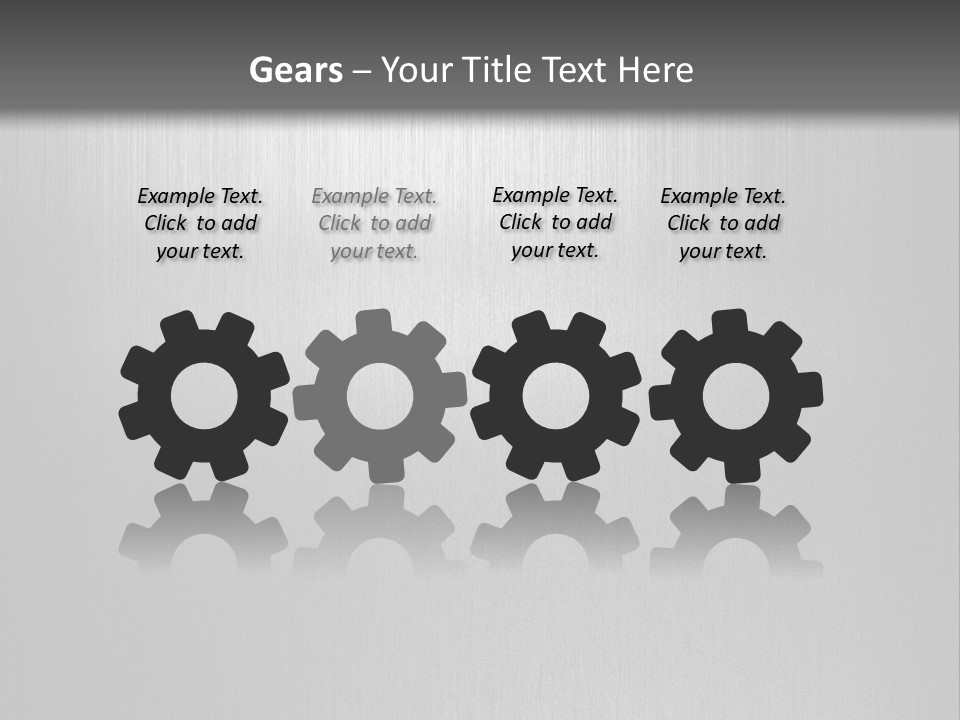 Aluminium Horizontal Threedimensional PowerPoint Template