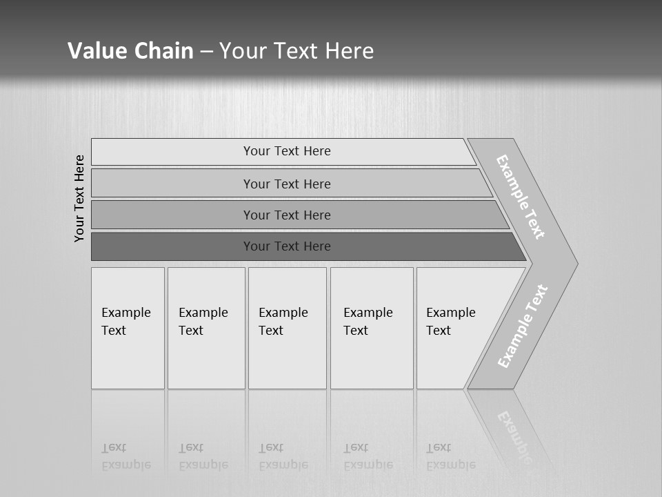 Aluminium Horizontal Threedimensional PowerPoint Template